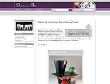 Tablet Screenshot of decorativearts.net